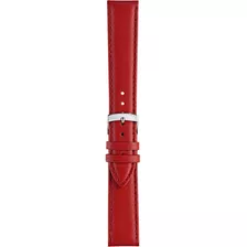 Malla Para Reloj - Morellato - Twingo Nappa Rojo 18 Y 20mm