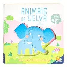 Meu Livro Quebra-cabeça: Animais Da Selva, De Brijbasi. Editora Todolivro, Capa Dura Em Português