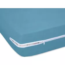 Capa Para Colchao Com Zíper Cama Box Casal Malha 100%algodão