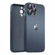 Case De Celular Para iPhone De Vidro Com Proteção De Câmera