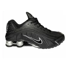Nike Shox R4 Black And Grey 8.5 Usa Original 26.5 Cm
