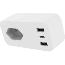 Tomada Inteligente 16a Com Usb Tipo C Medidor Consumo Alexa