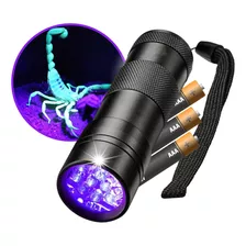 Kit 10 Lanternas De Luz Negra 9 Leds Potente Ultravioleta Uv