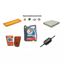 Kit Filtros Ford Fiesta 1.6 Rocam + Aceite Total Quartz 7000