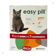 Easy Pill Gatos C/ 20 Sachês De 10g Ibasa 200g