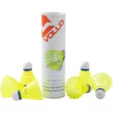 Peteca De Badminton Alta Performance Nylon 6 Unidades Vollo