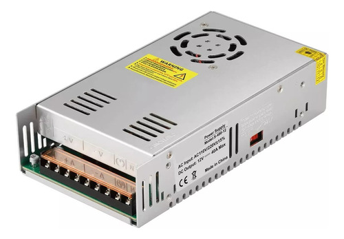 Fuente Conmutada 12v 40a 480w Eliminador Transformador Drive