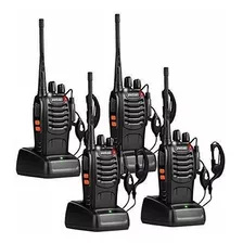 Walkie Talkies Recargables - Paquete De 4 Walkie Talkies De