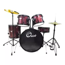 Bateria Acustica Orich 7 Piezas Conchevino De Paquete $ 375