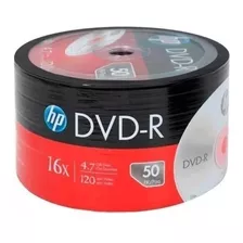 Dvd-r Hp 4.7gb 16x 120min Video Bulk De X50 Unidades Nnet