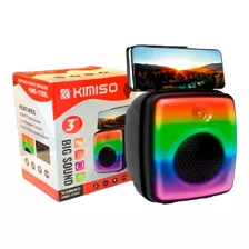 Mini Parlante Inalámbrico Bluetooth Luces Led Rgb Kimiso