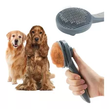 Cepillo Automático Para Perro 2 En 1 Quita Pelos De Mascotas
