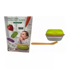 Bowl Recipiente Para Pure O Papilla De Bebe 7 Piezas