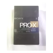 Sony Pro-x L-500 Videocassette Formato Beta Cerrado 