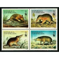 Wwf - Solenodonte - República Dominicana 1994 - Serie Mint