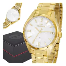 Relógio Feminino Technos Dourado Garantia De 1 Ano Original