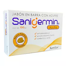 Sanigermin(jabon En Barra Con Azufre)antiseborreico Y Acne