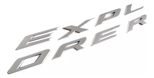 Foto de Emblema Ford Explorer  Cromo  Letra Suelta