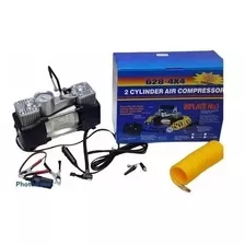 Compresor Portatil Carro Camioneta 4x4 Moto Doble Piston 12v