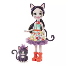 Enchantimals Ciesta - Muñeca De Gato Y Animal Escalador, M.