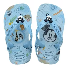 Chinelo Havaianas Bebê Infantil Elástico Disney Mickeymenino