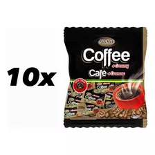 10x Bala De Café Coffee Cremosa Dura Pocket 500g 