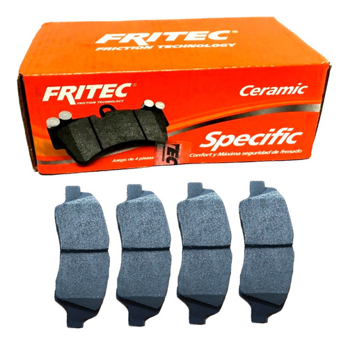 Kit Balatas Delanteras Y Traseras Fritec Grand I10 15 A 2019 Foto 3