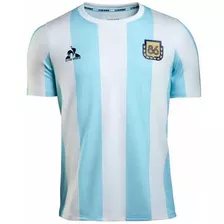 Camiseta Lecoq Argentina Homenaje 86 Celeste Y Blanca