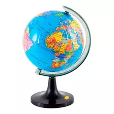 Globo Terráqueo 23cm Altura Político Mundo Mapas Mapamundi