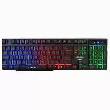 Teclado Gamer Kolke Simil Mecánico Usb Luces Led Calidad Loi