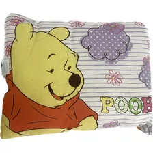 Travesseiro Ursinho Pooh 28x35cm Para Bebe