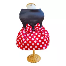 Roupa Pet Vestido Fantasia Minnie Para Cães E Gatos