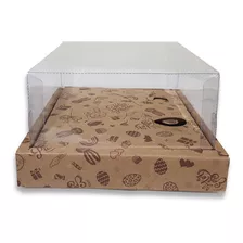 Caixa Ovo Da Pascoa Colher 250gr Kraft Personalizada