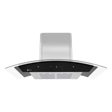 Campana Terhan Cristal Negro 90 Cm Extractor Cocina