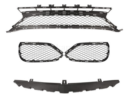 C63 Amg Style Front Bumper Kit W/grill For Mercedes Benz Ddb Foto 6