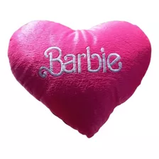 Pelúcia Em Forma De Coração Bordado Barbie