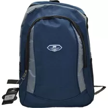 Mochila Holly Azul E Cinza Cor Azul-marinho