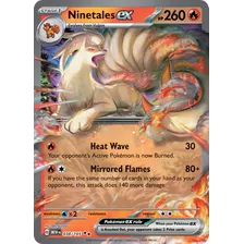 Ninetales Ex 151 Carta Pokémon Original Tcg 