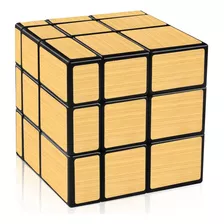 Dfantix Shengshou Mirror Cube 3x3 Speed Cube Dorado