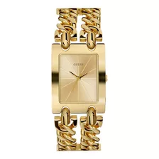 Relógio Guess Feminino Dourado Retangular Bracelete W1117l2