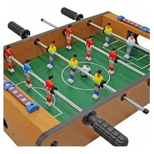 Mini Pebolim Totó Futebol De Mesa Com Placar Bola51x31x10cm