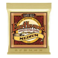 Encordoamento Ernie Ball Violão Aço 013 056 Earthwood 80 20