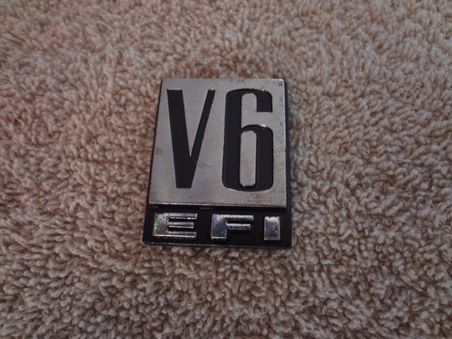 Emblema Lateral Delantero Dodge Caravan V6 Efi Original Foto 4