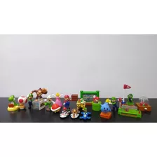 Lote Com 21 Brinquedos Mario Brós Originais 