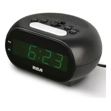 Reloj Despertador Rca Rcd30 Con Pantalla Led Negro