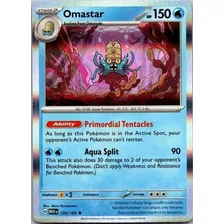 Omastar Holo Raro 151 Pokemon Tcg Original+10 Cartas