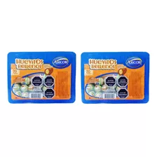 Pack 2 Bandejas X20 Huevitos Rellenos Chocolate Arcor 144g