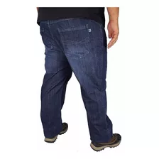 Calça Jeans Lycra Masculina 2 Peças Plus Size Tamanho Grande