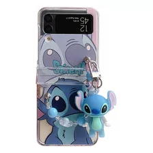 Stitch Galaxy Zflip 4 Funda Protectora + Pulsera + Colgante2