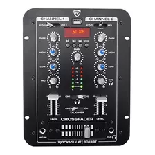 Rockville Rdj3bt 2 Canales Para Dj Con Usb, Bluetooth, Tal